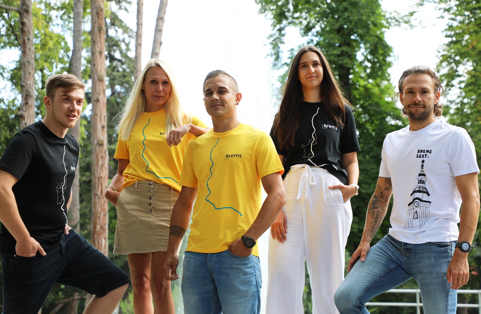 Neue Krems T-Shirts aus Design-Wettbewerb für Jugendliche und junge Erwachsene
